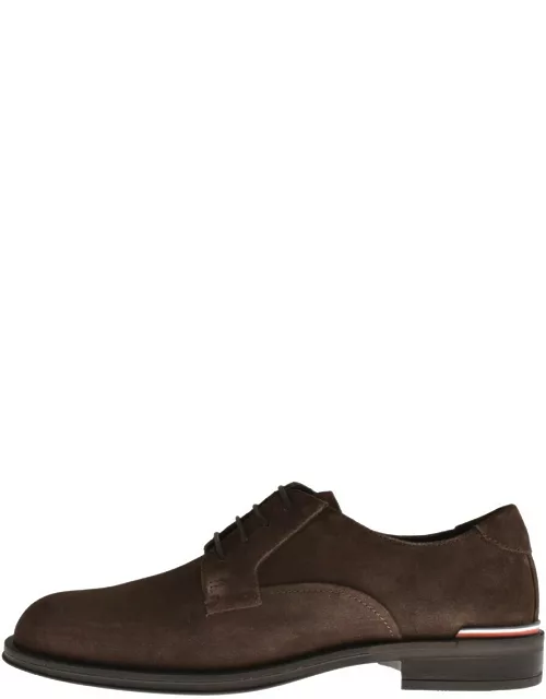 Tommy Hilfiger Classic Suede Shoes Brown