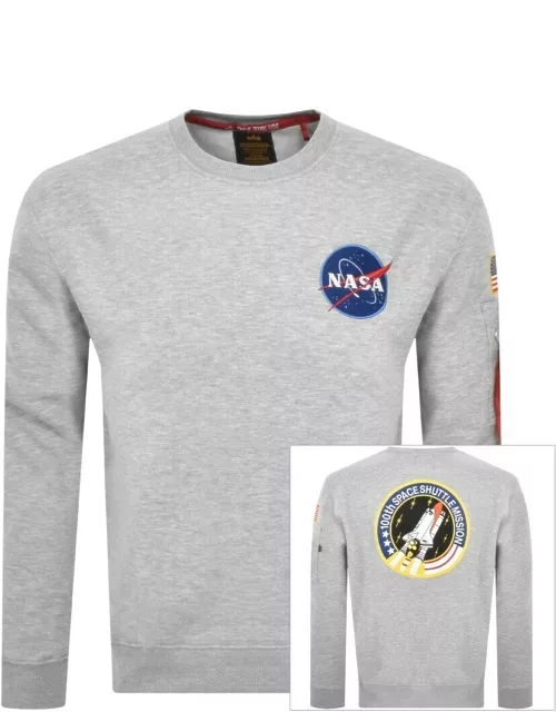 Alpha Industries Space Shuttle Sweatshirt Grey