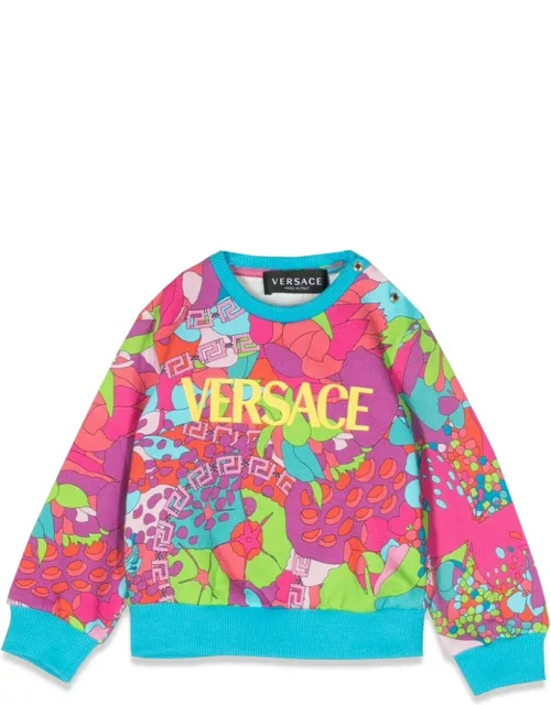 versace floral crewneck sweatshirt