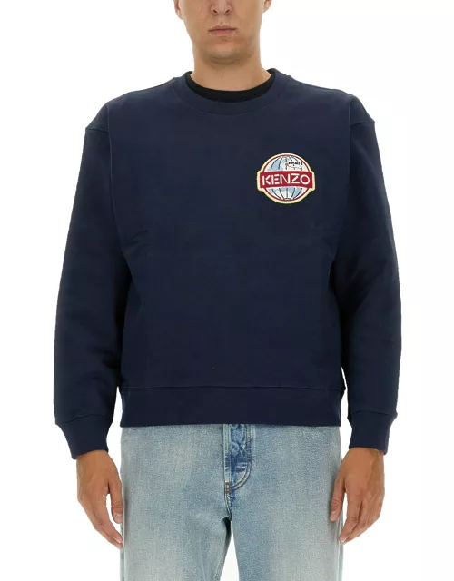 kenzo globe classic sweatshirt
