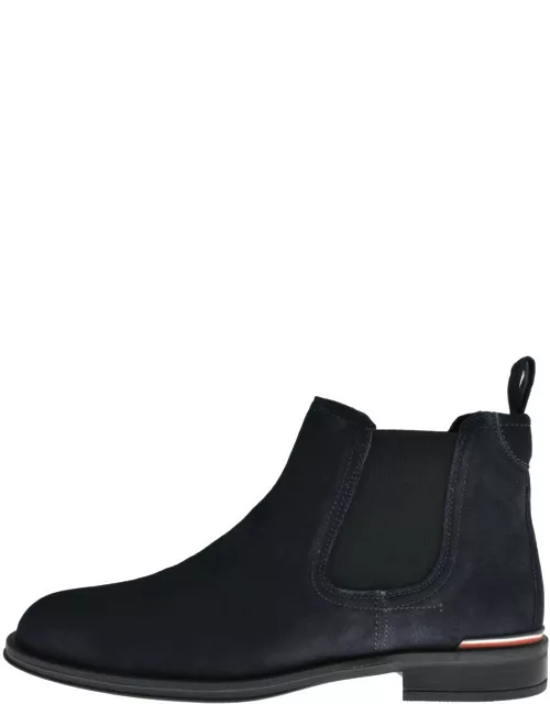 Tommy Hilfiger Suede Chelsea Boots Navy