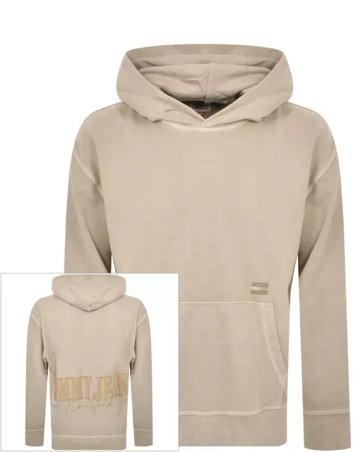 Tommy Jeans Pullover Hoodie Beige