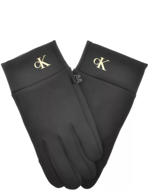 Calvin Klein Jeans Logo Gloves Black