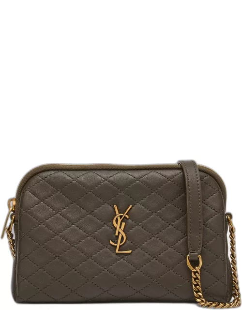 Gaby Mini YSL Crossbody Bag in Quilted Leather