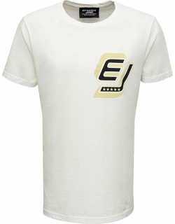 Enterprise Japan White Cotton T-shirt With Print