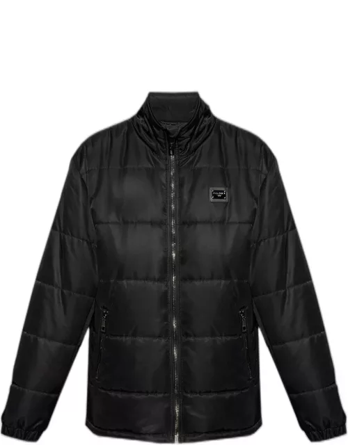 Dolce & Gabbana Quilted Jacket With Logo