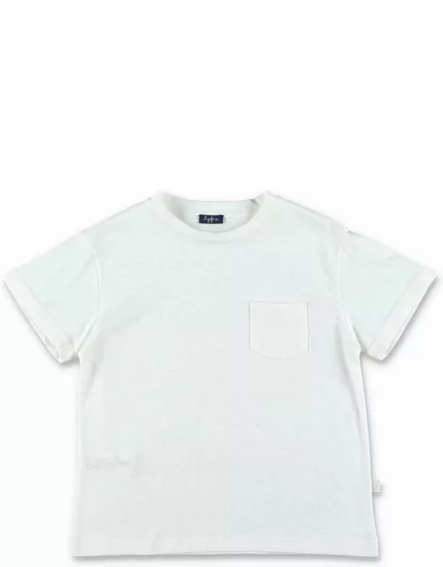 Il Gufo Cotton And Linen Pocket T-shirt