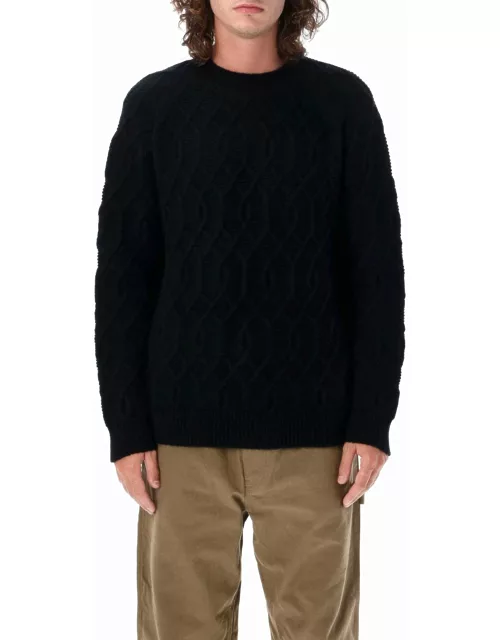 Comme des Garçons Homme Crewneck Wool Cable Sweater