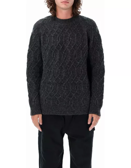 Comme des Garçons Homme Crewneck Wool Cable Sweater