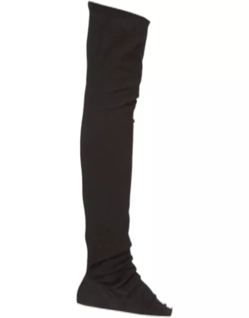 DRKSHDW Abstract Stockings Black denim stocking sneaker - Abstract stocking