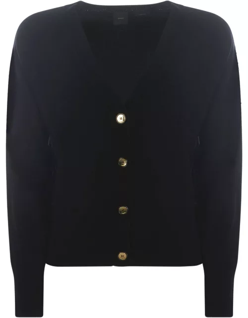 Pinko Cardigan procione In Wool And Cashmere Blend