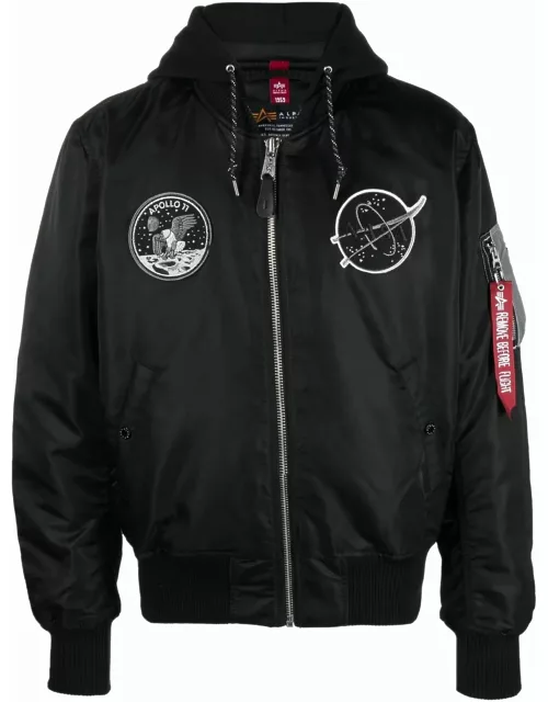 Alpha Industries Black Bomber-jacket