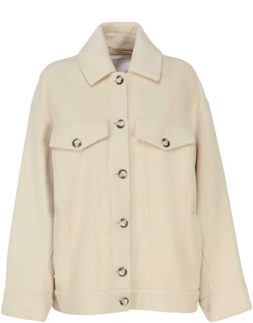 SportMax Buttoned Long-sleeved Jacket