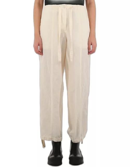 Jil Sander Trousers With Drawstring