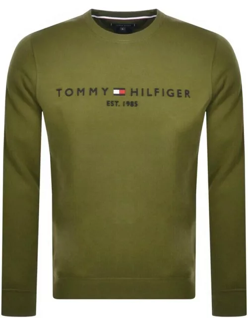 Tommy Hilfiger Logo Sweatshirt Green