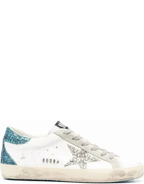 Super-Star sneakers with glitter decoration