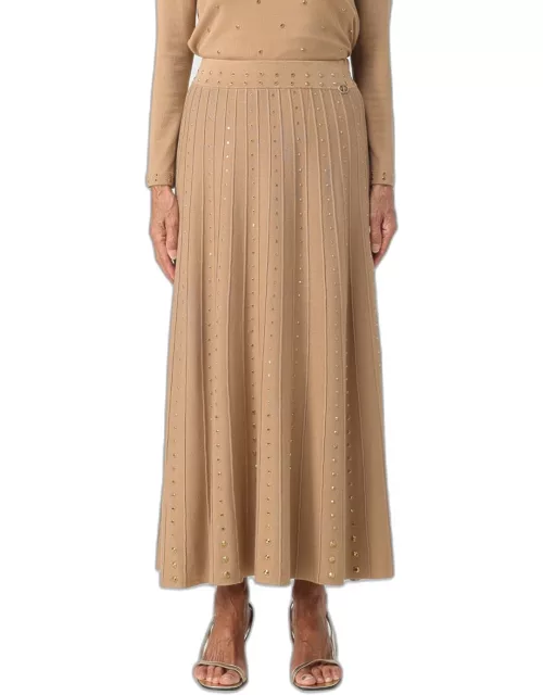 Skirt TWINSET Woman colour Brown