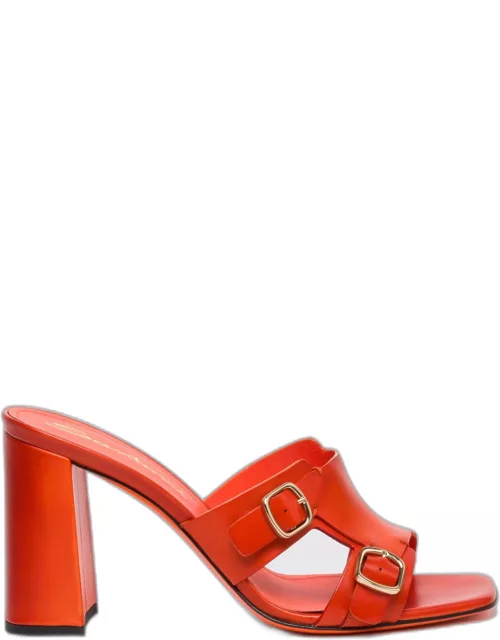 Heeled Sandals SANTONI Woman colour Orange