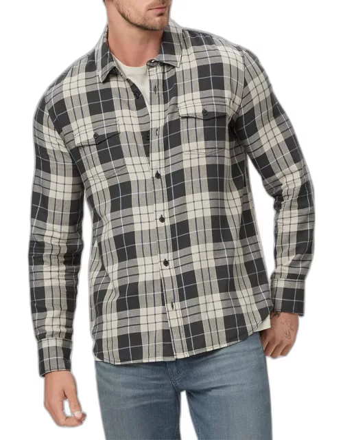 Men's Everett Plaid Button-Down Shirt