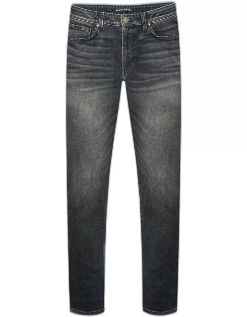 Men's Deniro Dark Wash Straight-Fit Jean