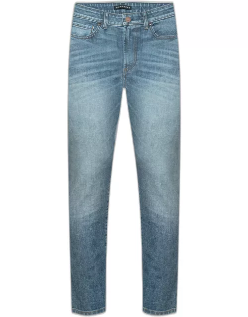 Men's Deniro Medium Wash Straight-Fit Jean