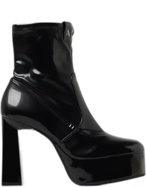 Flat Ankle Boots ARMANI EXCHANGE Woman colour Black