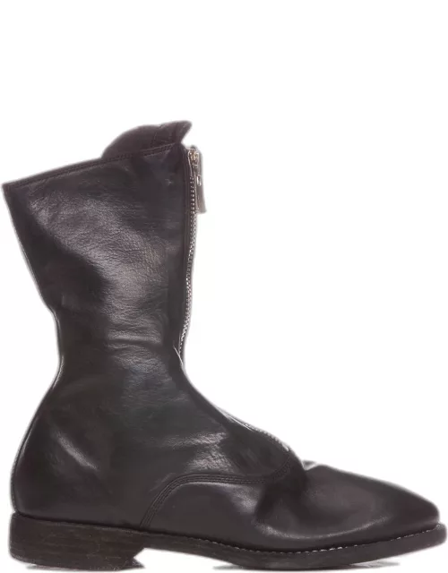 Guidi Front Zip Army Boot