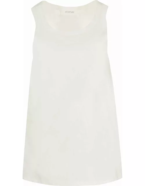 SportMax Supreme Top In Cotton And Linen