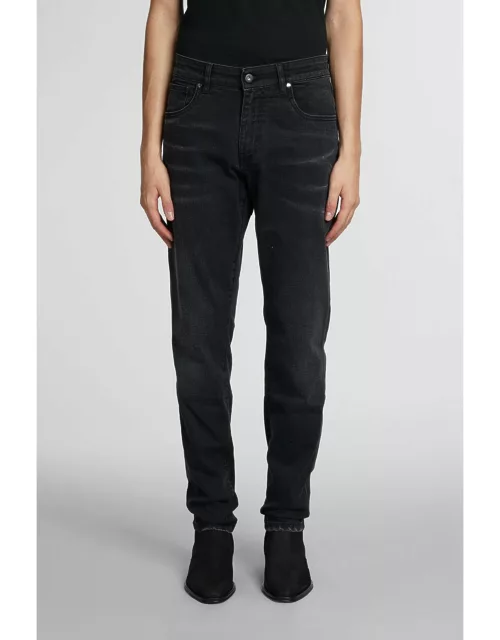 Salvatore Santoro Jeans In Black Cotton