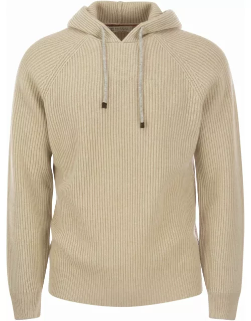 Brunello Cucinelli Sweatshirt Style In Cashmere Rib