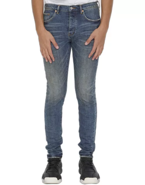 Purple Brand Slim Jeans In Blue Deni