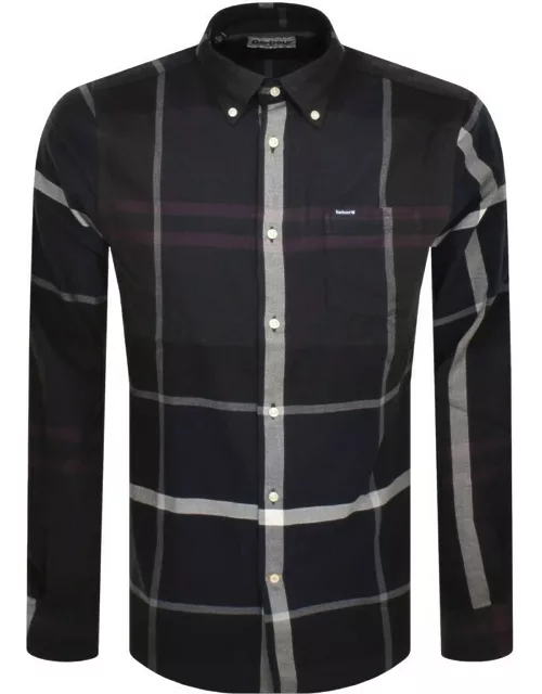 Barbour Dunoon Check Long Sleeved Shirt Black