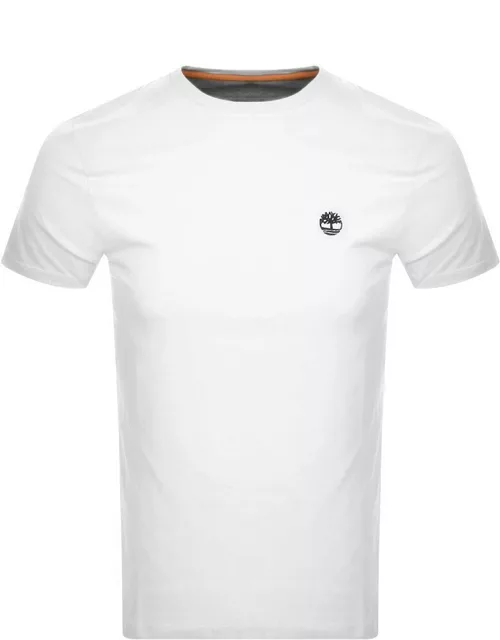 Timberland Dun River Logo T Shirt White