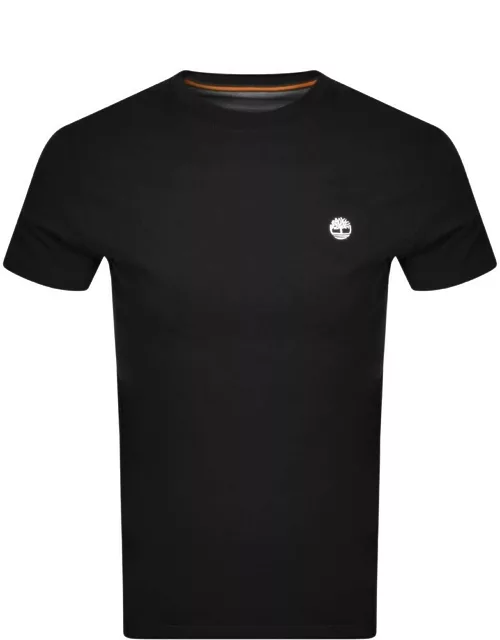 Timberland Dun River Logo T Shirt Black