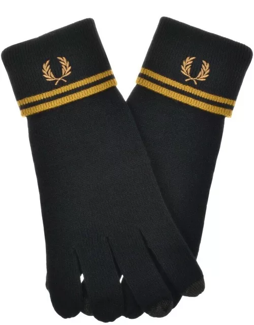 Fred Perry Merino Wool Gloves Navy