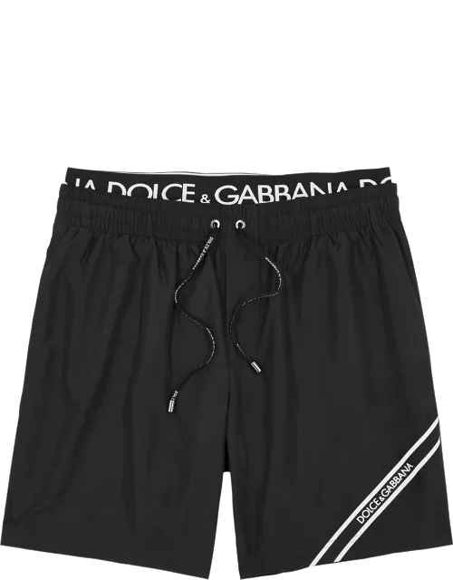 Dolce & Gabbana Logo Shell Swim Shorts - Black