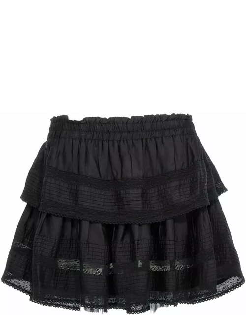 LoveShackFancy ruffle Mini Skirt