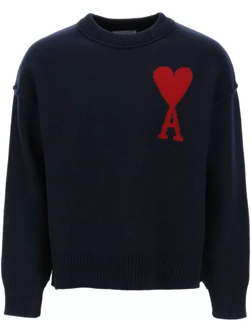 Ami Alexandre Mattiussi Sweater With Ami De C Ur Inlay