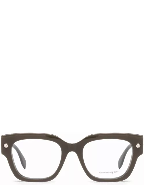 Alexander McQueen Eyewear Am0411o Brown Glasse