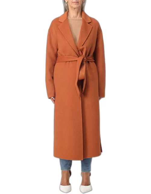 Coat TWINSET Woman colour Leather