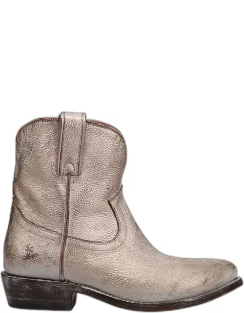 Billy Leather Short Western Boot