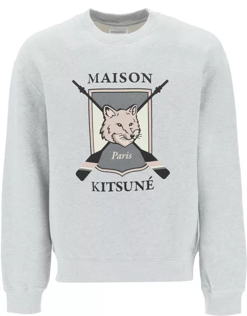 Maison Kitsuné College Fox Print Sweatshirt