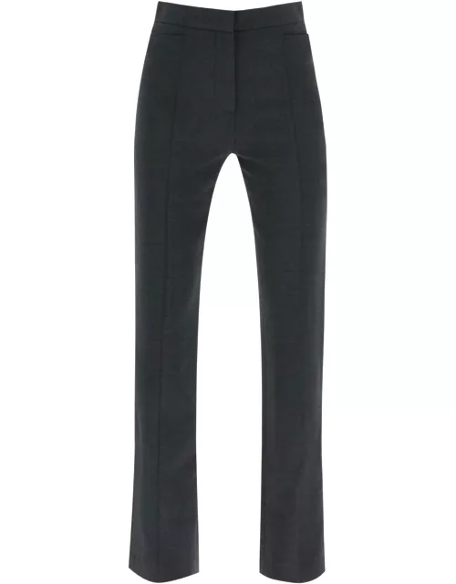 TOTEME slim pants with flared cut