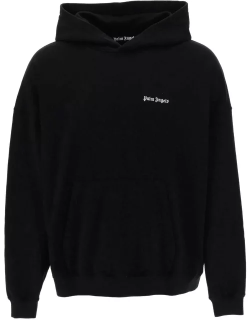 PALM ANGELS Hoodie with logo embroidery