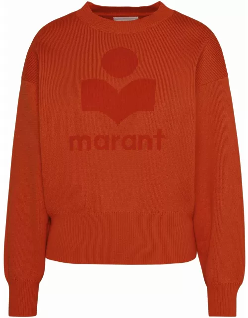 Marant Étoile Orange Cotton Blend ailys Sweater