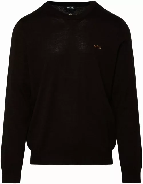 A.P.C. Brown Wool Blend axel Sweater