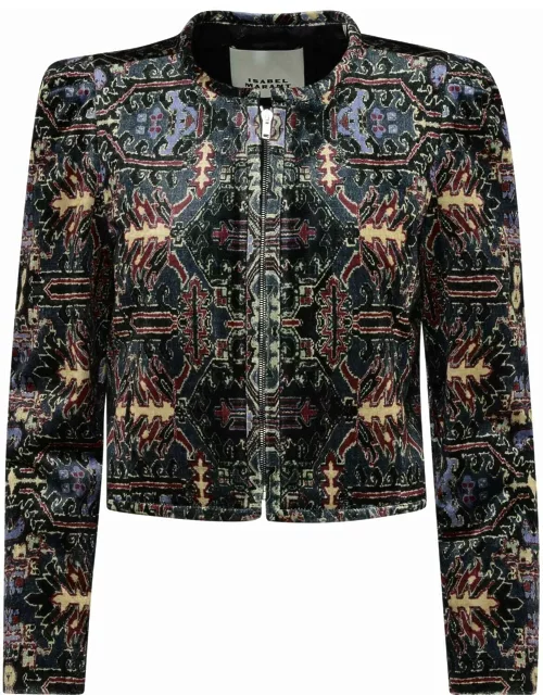 Isabel Marant valian Multicolor Cotton Blend Jacket