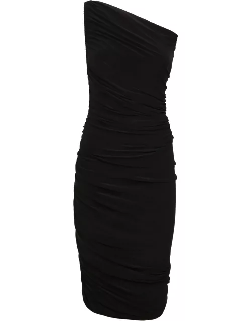 Norma Kamali Diana One-shoulder Dress Black