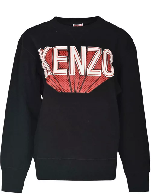 Kenzo Logo Printed Crewneck Sweatshirt