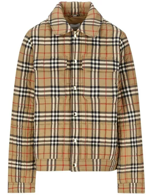 Burberry Vintage Check-pattern Long-sleeved Jacket